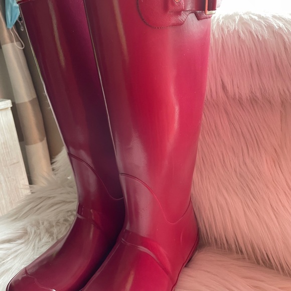 Hunter Tall Glossy Size 7 - Picture 11 of 13